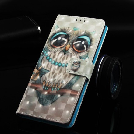 Capa Samsung Galaxy A30 Miss Coruja Lanyard