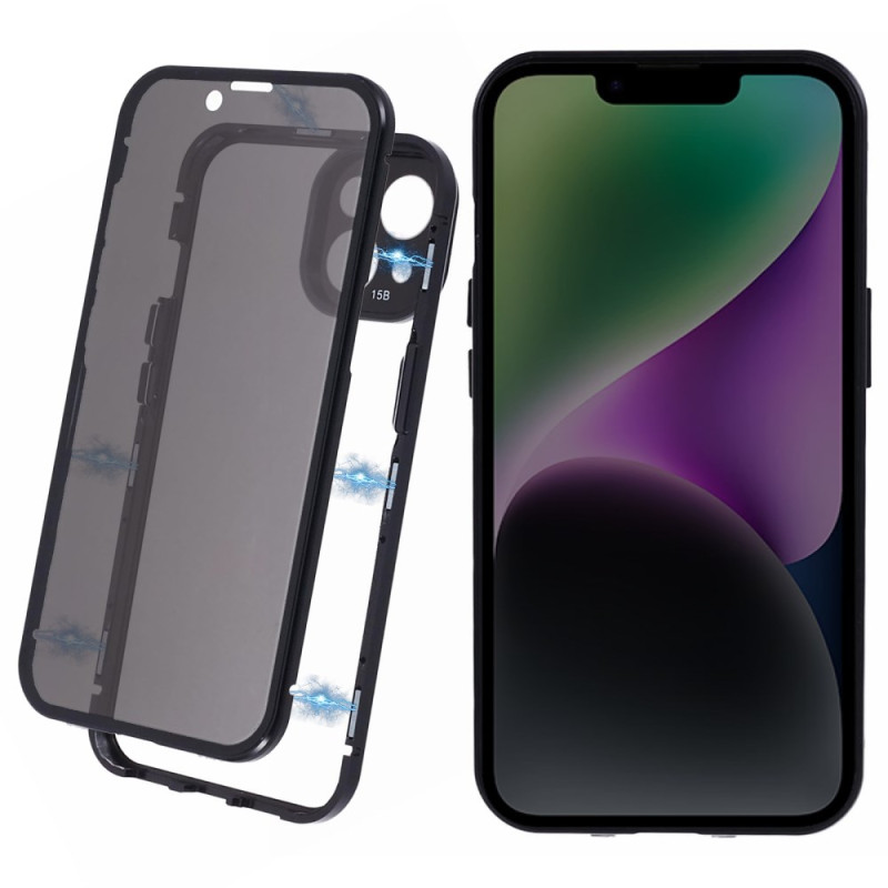 Capa magnética para iPhone 14 Plus com proteção de ecrã anti-espionagem