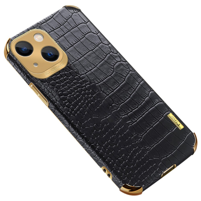 Capa para iPhone 14 Plus estilo crocodilo