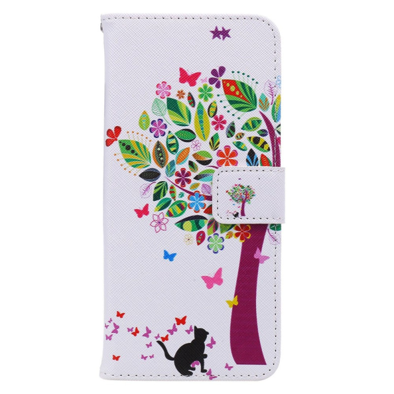 Capa iPhone 14 Plus Gato e árvore