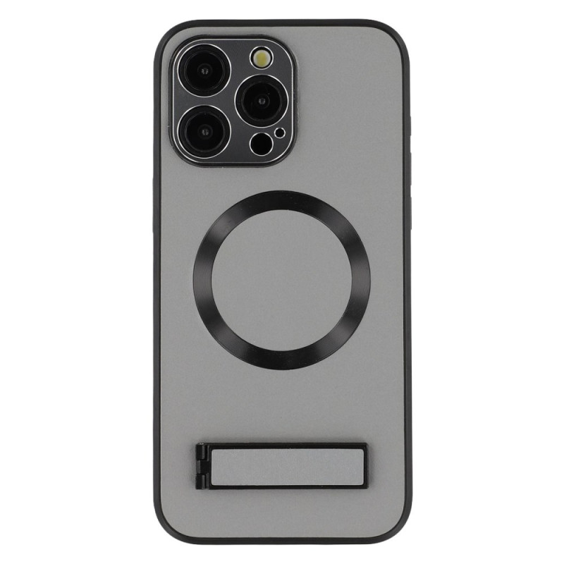Coque iPhone 14 Pro MagSafe Effet Cuir avec Support