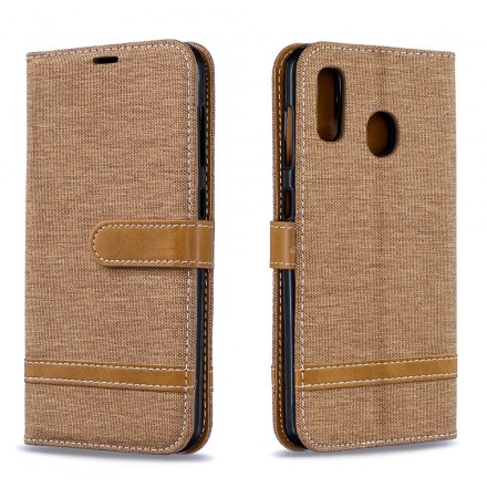 Capa de tecido e efeito pele Samsung Galaxy A30