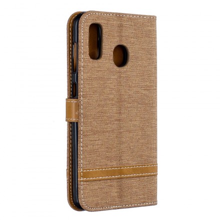 Capa de tecido e efeito pele Samsung Galaxy A30