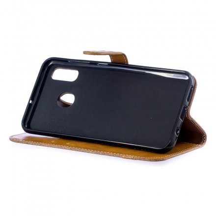 Capa de tecido e efeito pele Samsung Galaxy A30