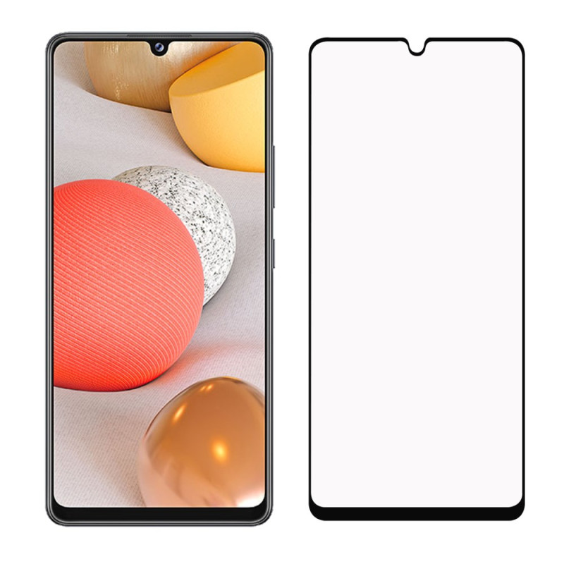 Protetor de ecrã integral de vidro temperado para Samsung Galaxy A42 5G