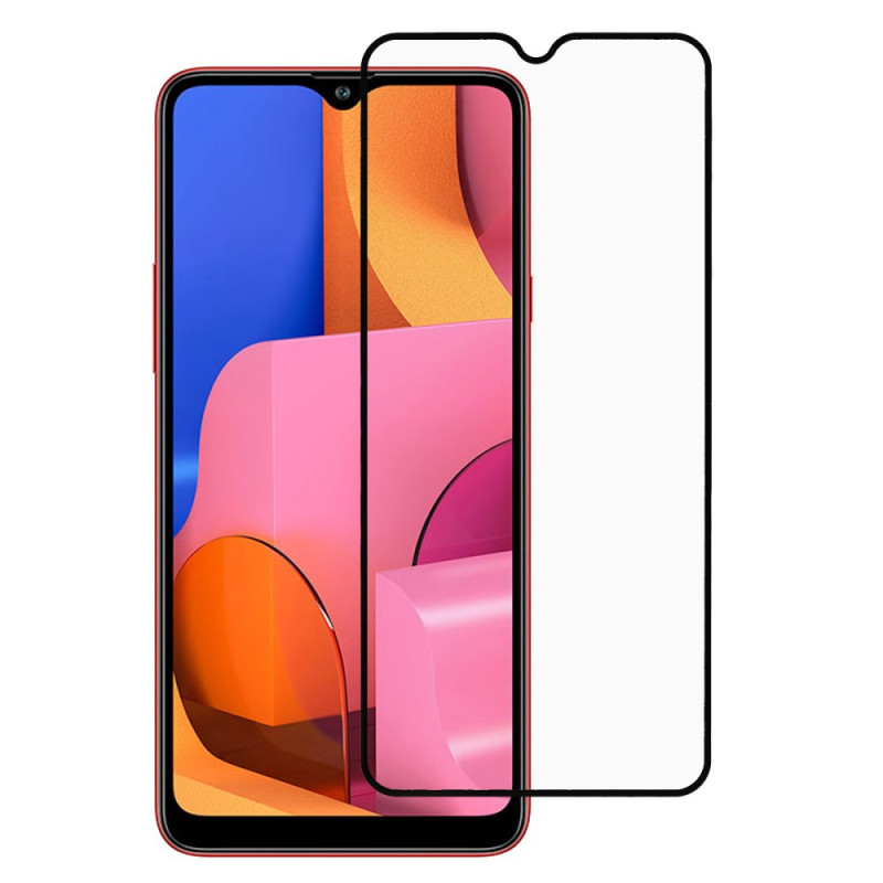 Protetor de ecrã integral de vidro temperado para Samsung Galaxy A20s