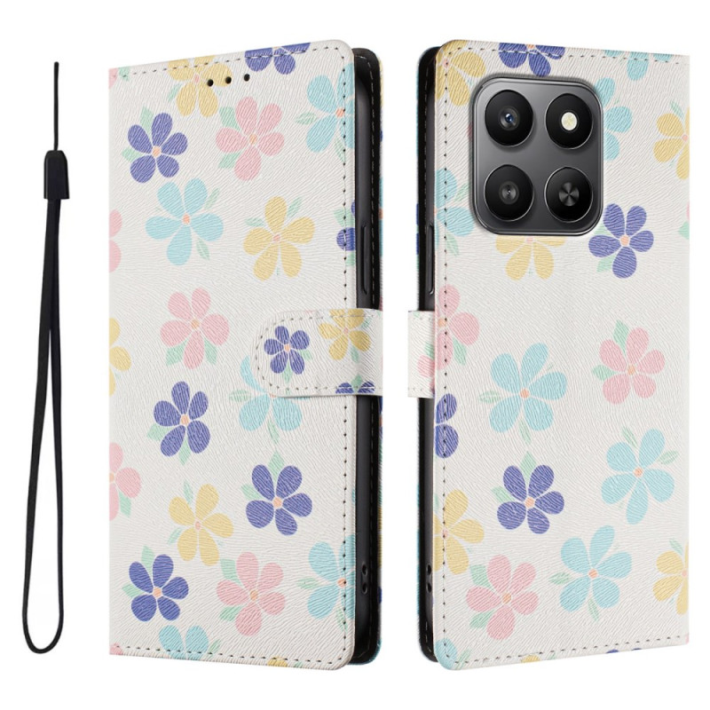 Capa Honor 400 Smart 5G / 4G Flores coloridas