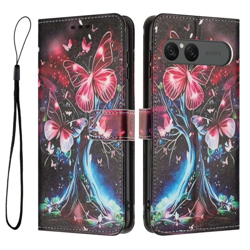 Capa em forma de árvore para Sony Xperia 10 VII Dragonfly