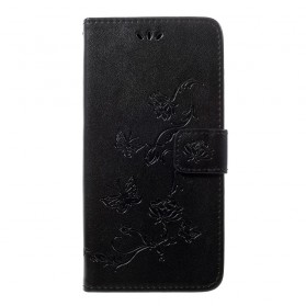Samsung Galaxy A50 Borboletas e Capa de Cordão para Flores
