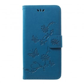 Samsung Galaxy A50 Borboletas e Capa de Cordão para Flores