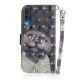 Samsung Galaxy A50 Cat Grey Strap Case