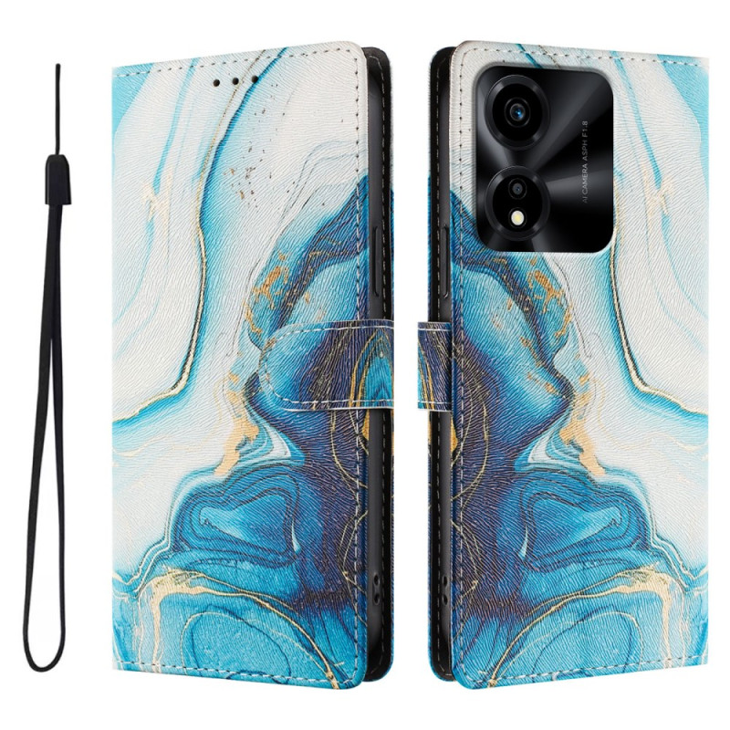 Capa para Honor X5c Plus Marble Blue