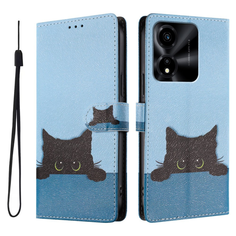 Capa para Honor X5c Plus Cat Black