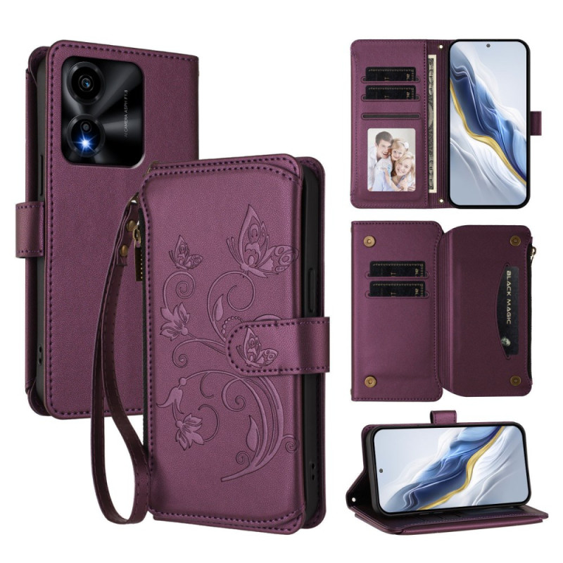 Capa para carteira Honor X5c Plus Floral