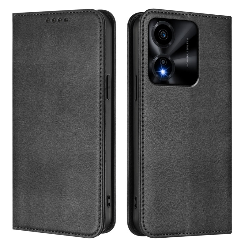 Honor X5c Plus Couro Efeito Tan Flip Cober