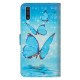 Samsung Galaxy A50 Case Flying Blue Butterflies