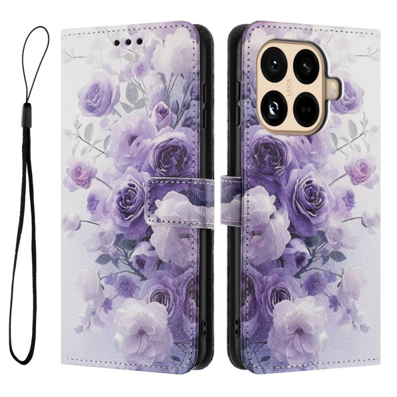 Capa Xiaomi 15T Pro Rosas roxas