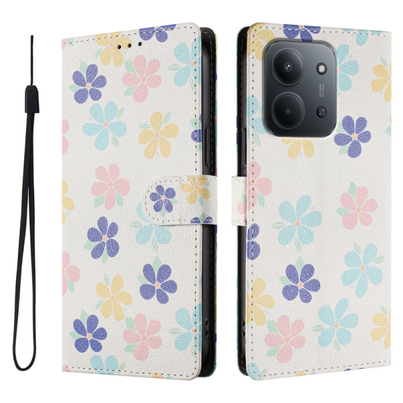 Capa Xiaomi Redmi 15C 5G / 4G Padrão floral