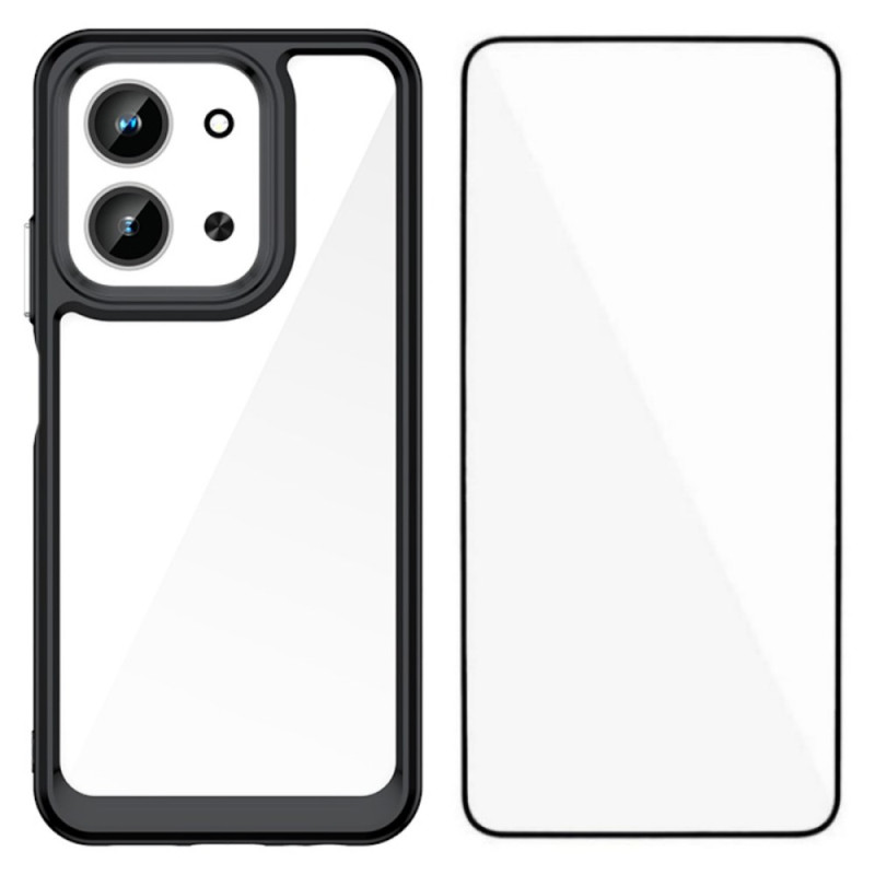 Capa híbrida Xiaomi Redmi 15C 5G / 4G com proteção de ecrã