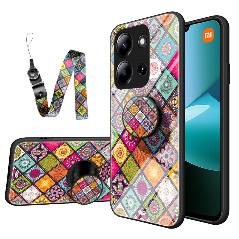 Capa Xiaomi Redmi 15C 5G / 4G / Capa Poco C85 4G e Cordão
 Patchwork