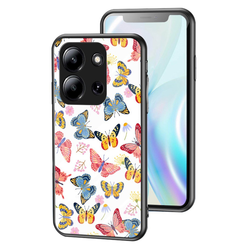 Xiaomi Redmi 15C 5G / 4G / Poco C85 4G Capa de vidro temperado Borboletas