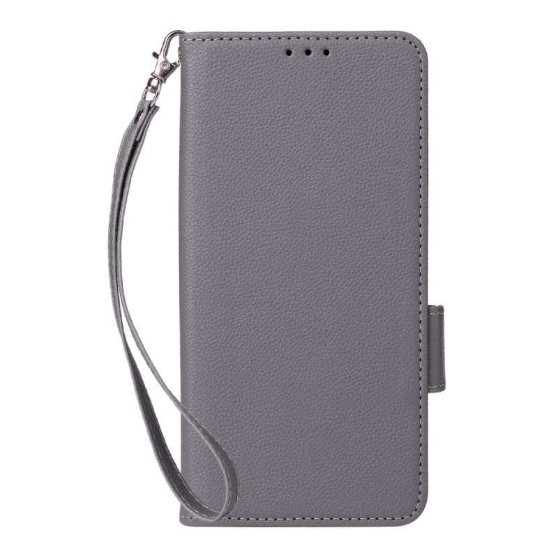 Capa Xiaomi Redmi 15C 5G / 4G / Poco C85 4G em pele simulada com correia