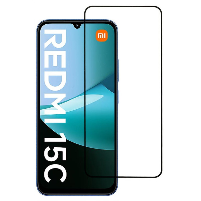 Protetor de ecrã integral de vidro temperado para Xiaomi Redmi 15C 5G / 4G / Poco C85