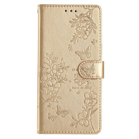 Capa com impressão floral...