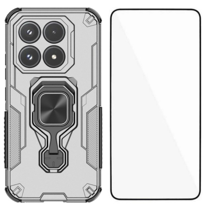 Xiaomi 17 Ring Hard Case com protetor de ecrã