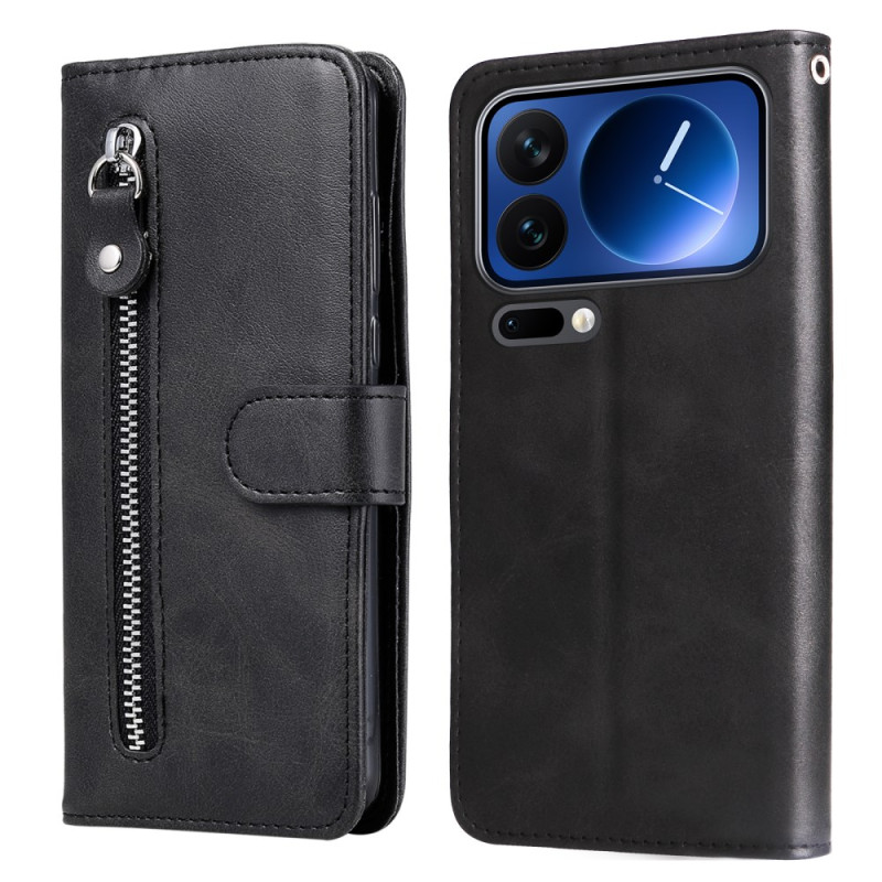 Capa de bolso com fecho para Xiaomi 17 Pro
