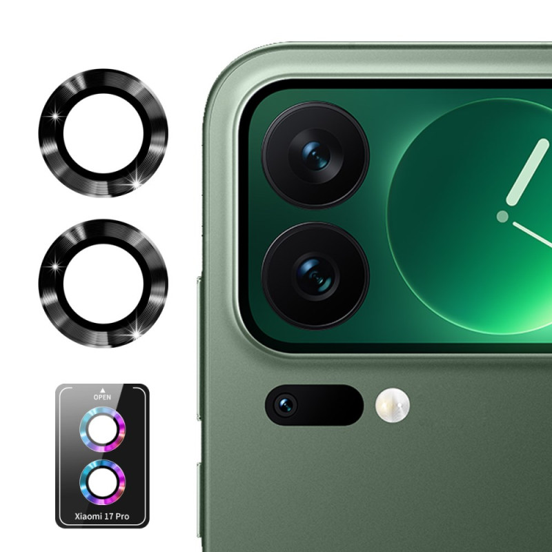 Protecções para lente
 de proteção de vidro temperado para Xiaomi 17 Pro (anéis)