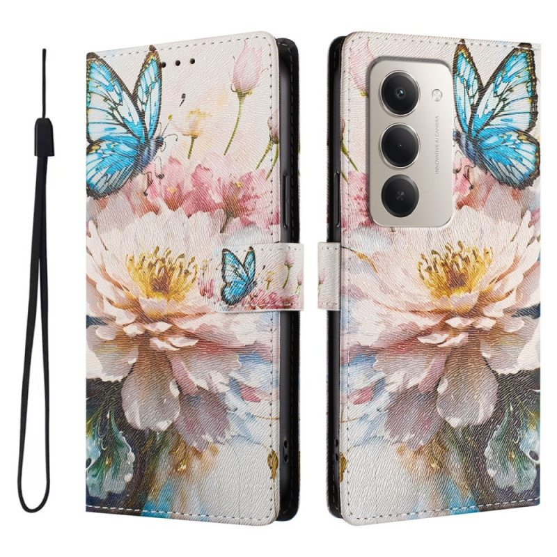 Capa Xiaomi Redmi 15 5G / 4G Peony and Butterfly