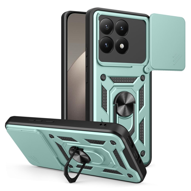 Coque Xiaomi 15T Couvercle Coulissant pour Caméra et Support