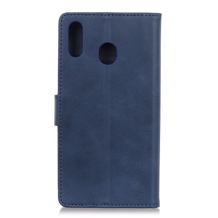 Huawei Y6 2019 Capa de Couro Retro Mate