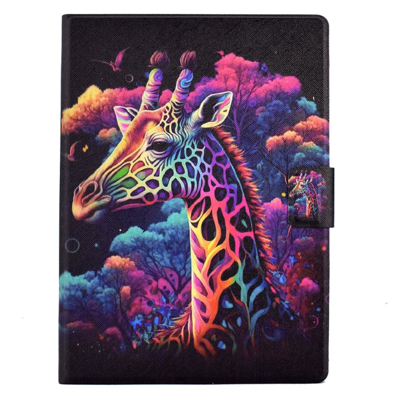 Samsung Galaxy Tab S11 Capa Girafa Colorida