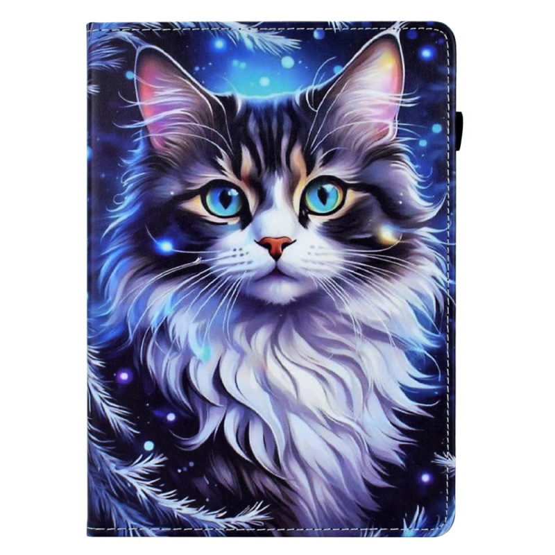 Capa de gato de inverno para Samsung Galaxy Tab S11