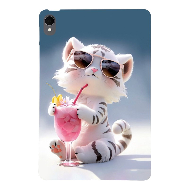 Capa para Samsung Galaxy Tab S11 Tigre dos desenhos animados