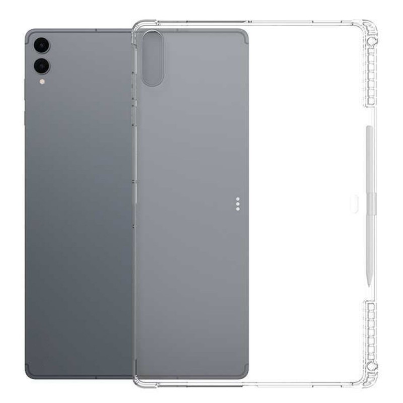 Capa ultra transparente para Samsung Galaxy Tab S11 com suporte para Stylus