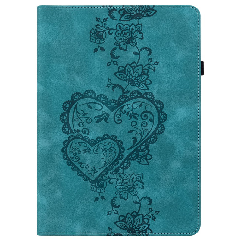 Capa coração em camurça para iPad Pro 13 (2025) / 13 (2024)