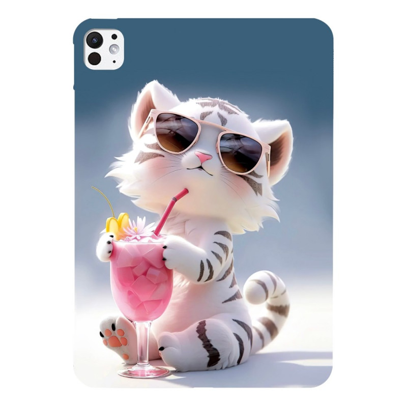 Capa para iPad Pro 13 (2025) / 13 (2024) Tiger Cartoon