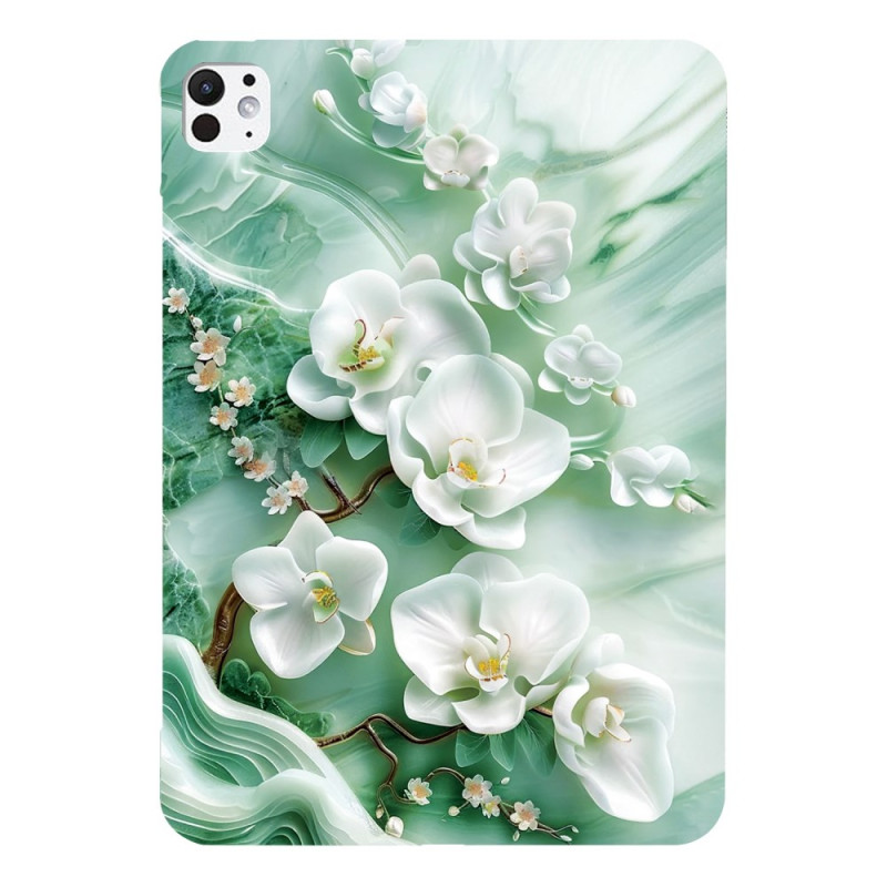 Capa para iPad Pro 13 (2025) / 13 (2024) Jade Flowers