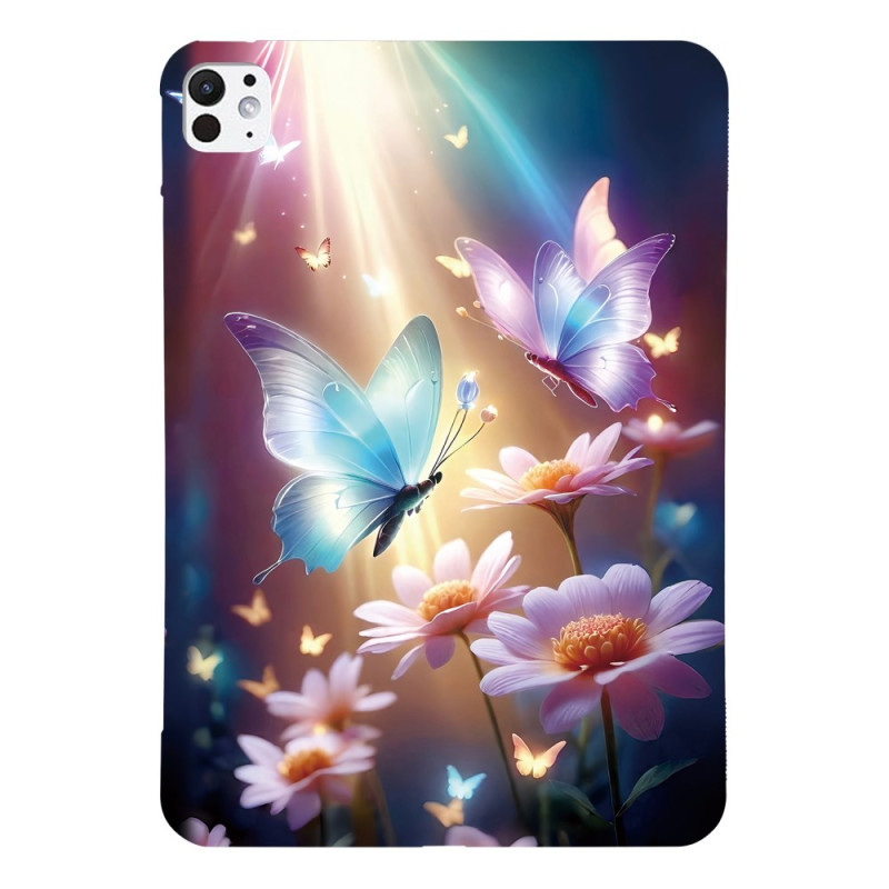 Capa para iPad Pro 11 (2025) / 11 (2024) Borboletas luminosas