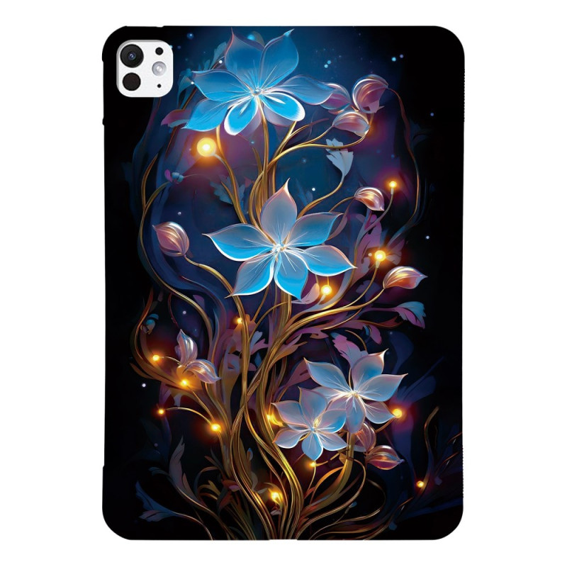 Capa para iPad Pro 11 (2025) / 11 (2024) Flores luminosas