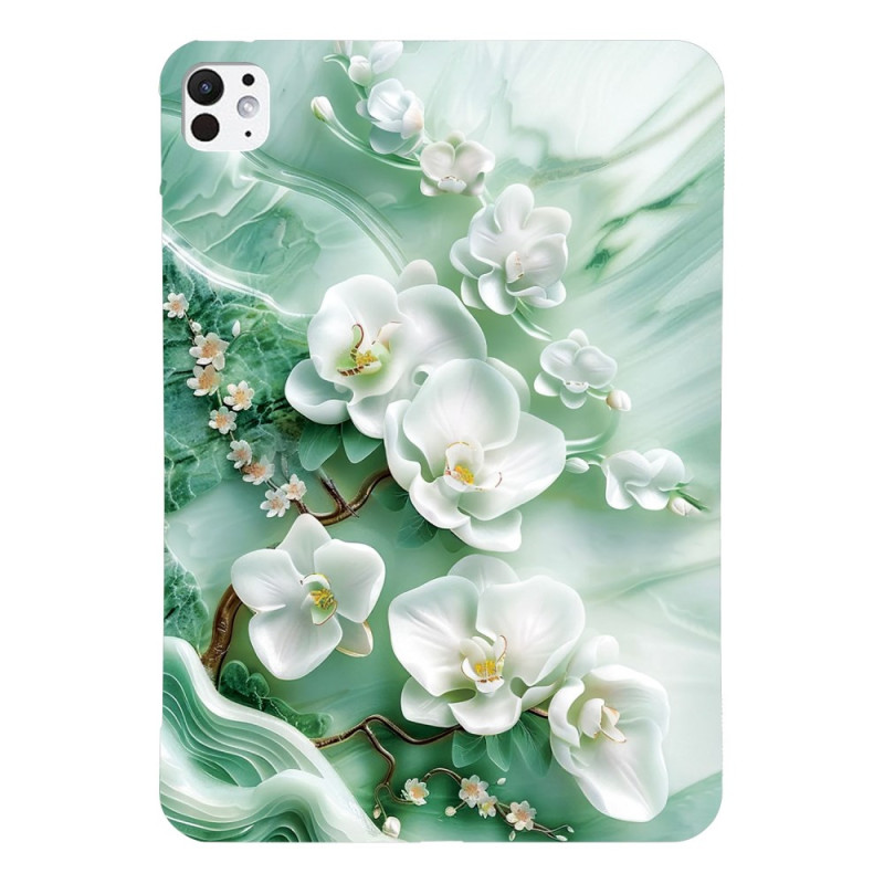 Capa para iPad Pro 11 (2025) / 11 (2024) Jade Flowers