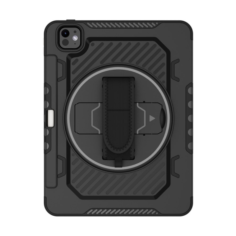 Capa rígida para iPad Pro 11 (2025) / 11 (2024) com suporte e correia integrados