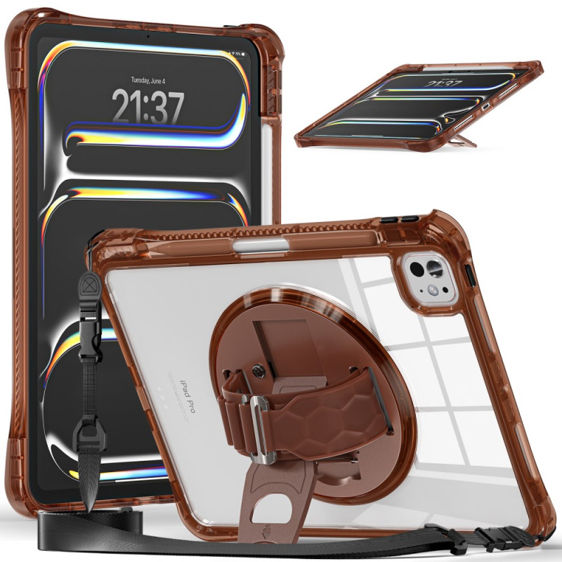 Capa para iPad Pro 11 (2025) / 11 (2024) Cordão
 rotativa de 360