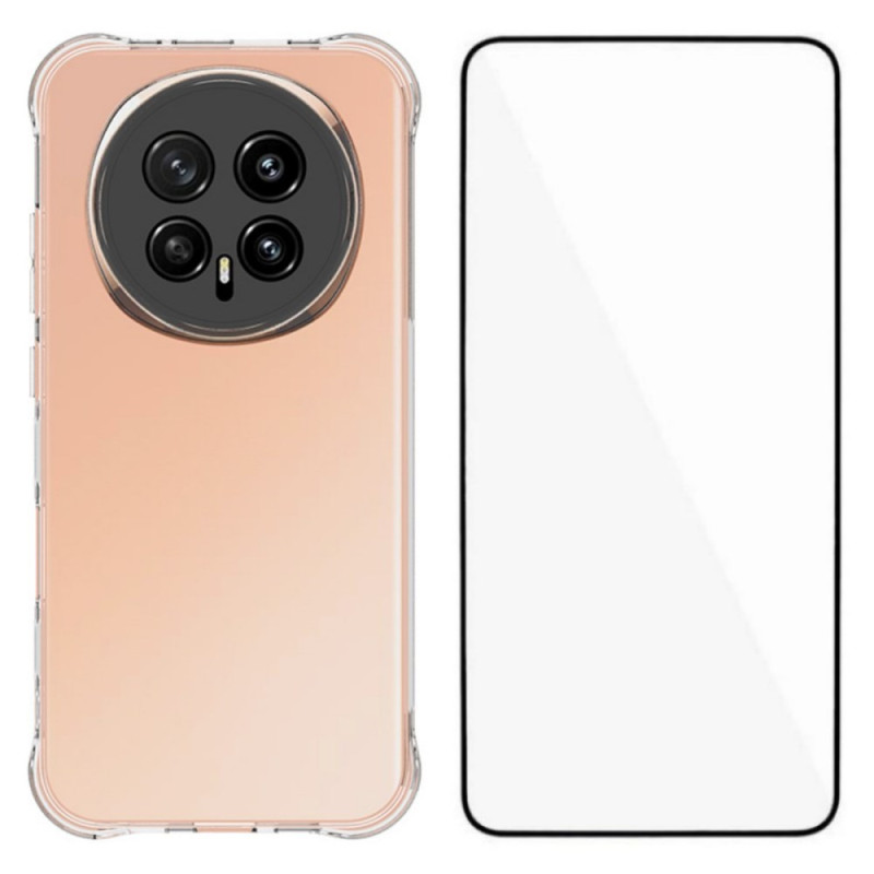 Capa transparente para Honor Magic 8 com proteção de ecrã