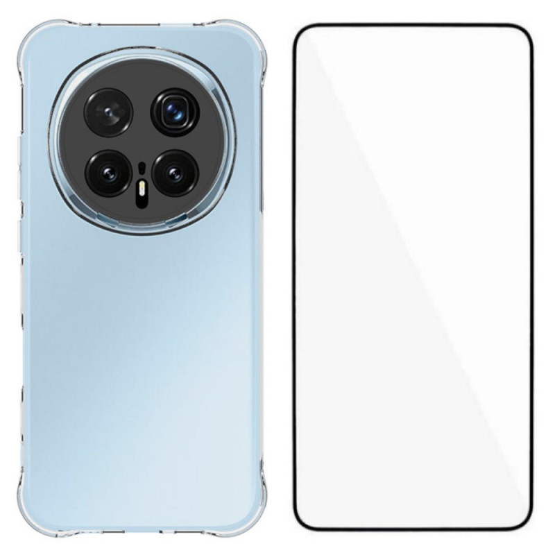 Capa transparente para Honor Magic 8 Pro com proteção de ecrã