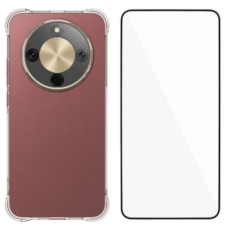 Capa transparente para Honor Magic 8 Lite com proteção de ecrã