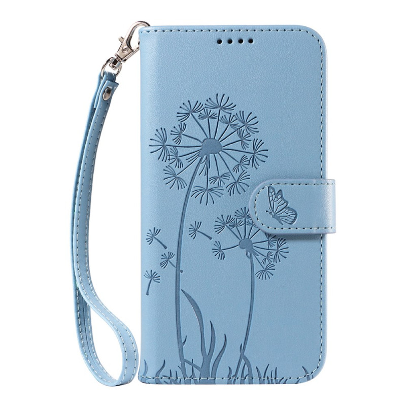 Capa com fita adesiva com padrão Dandelion para Honor Magic 8 Lite
